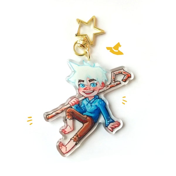 Jack Frost Acrylic Charm - Glitter Effect - Rise of The Guardians