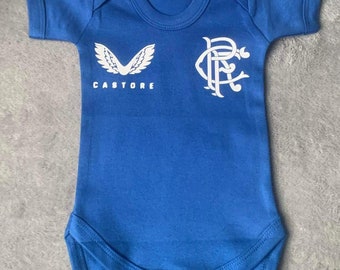 Personalised Rangers baby vest/ bodysuit
