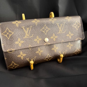 Cartera Louis Vuitton Portefeuille Sarah con monograma marrón