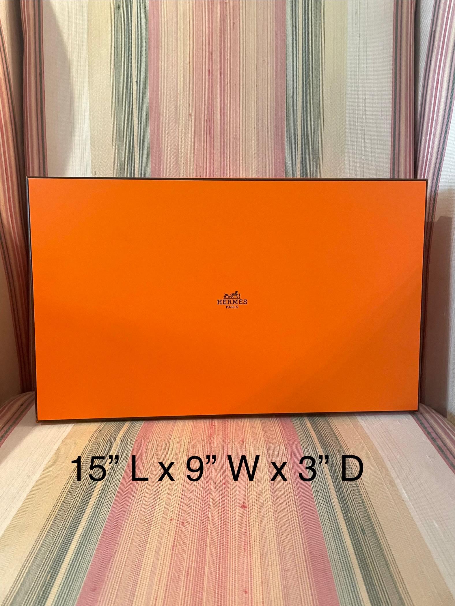Hermès 15” L x 9” W  x 3” D Authentic Gift Box