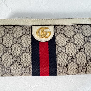 Cartera con cremallera Gucci Ophidia GG