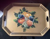 A Beautiful Fruit Tole Tray