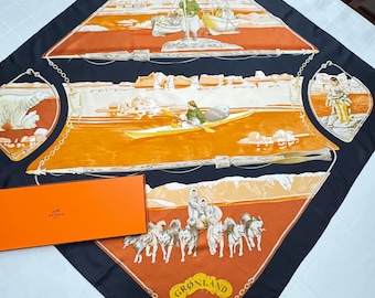 RARE! Hermes Scarf called Gronland
