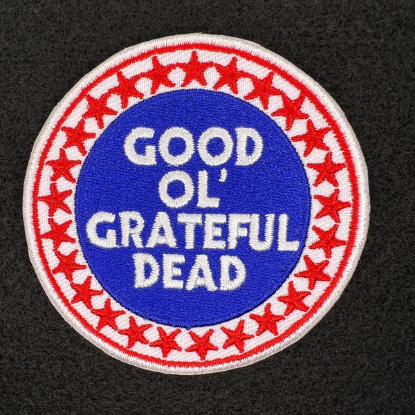 good ol grateful dead iron on patch bolt lot bear skeleton garcia shakedown street & company tour steelie phish 33 steal face billy strings