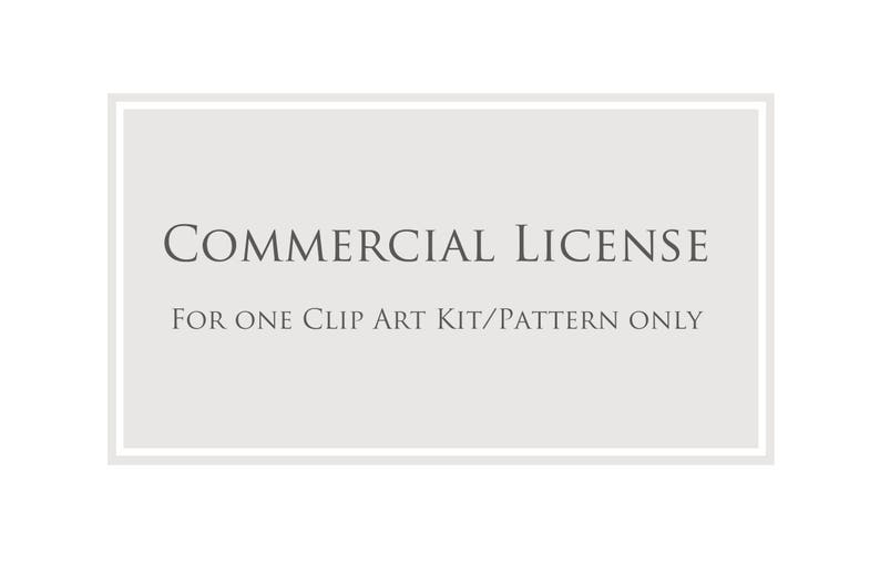 Commercial License for Clip Art or Patterns No Credit License image 1