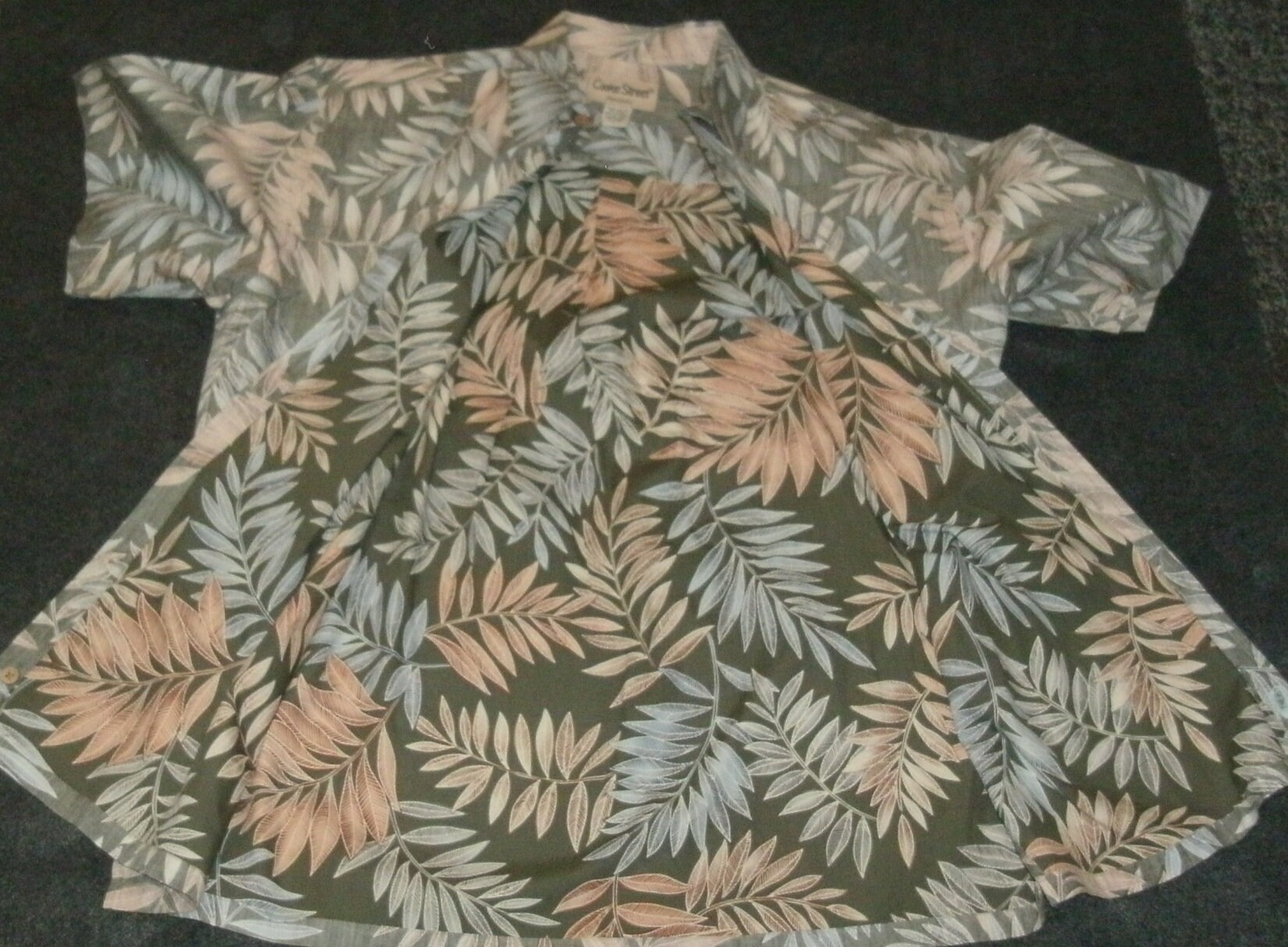 Mens Inside Out Hawaiian Shirt flipped 