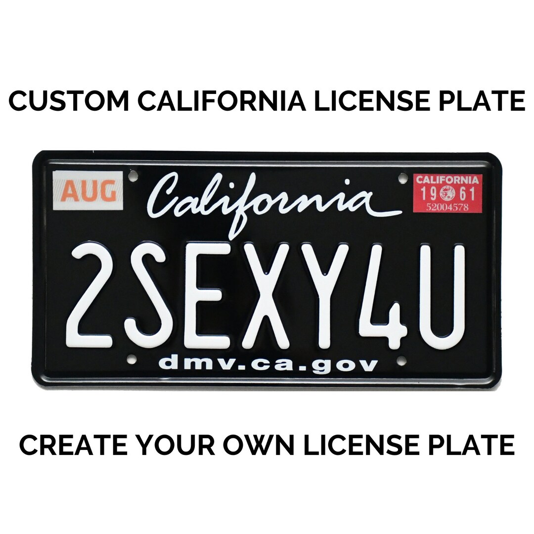 Personalized License Plate Frame Custom Text - Script Font - Foto 10
