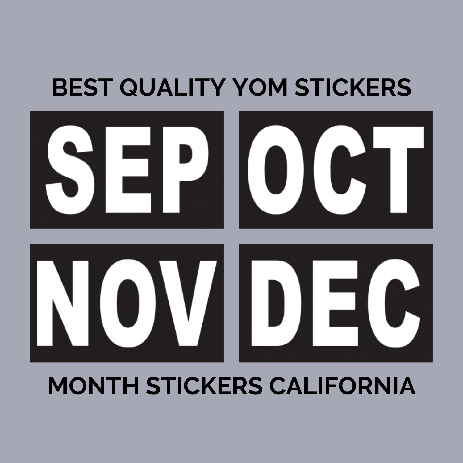Ca Month Sticker Month Stickers California License Plate / Old YOM Stickers California ...