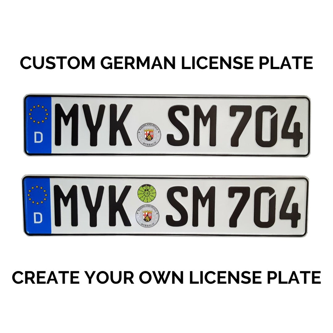 Buy GERMAN, GERMANY AMERICAN Flag Metal Car License Plate Auto Tag.  Deutschlandfahne, Bundesflagge. Online in India 