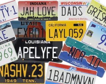 Novelty License Plate – US license plate | Embossed Aluminium Show Plate