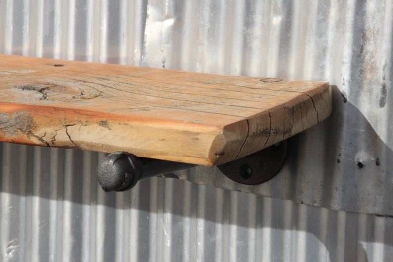 Reclaimed Barnwood Floating Shelf Farmhouse Shelves Rustic Image 0