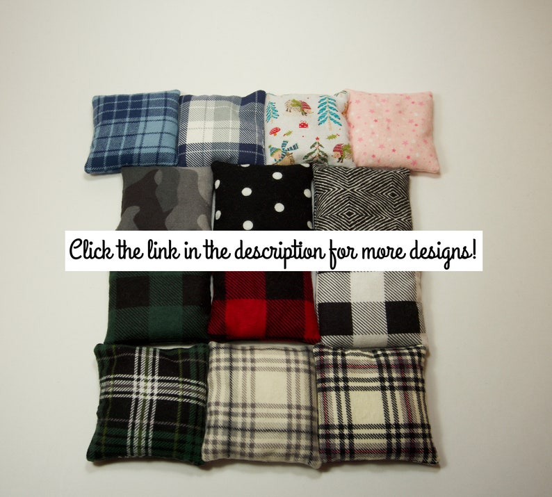 Reusable Rice Filled Hard Warmers Heating Pad Neck Warmer Microwaveable Hand Warmers Unscented