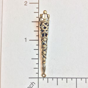 13454 2 Pc Matte Silve Oxidized Small Filigree Tussie Mussie Victorian Holder 13454 2 Pc Matte Silve Oxidized Small Filigree Tussie Mussie Victorian Holder