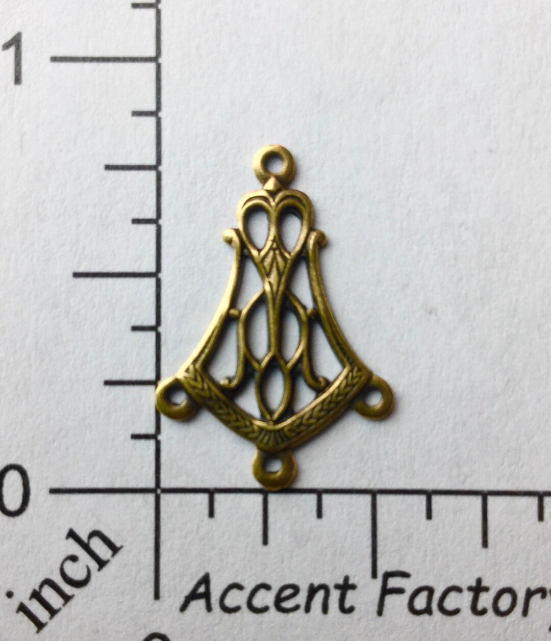 26653 - 4 Pc Filigree Chandelier Jewelry Finding Brass Ox - Etsy