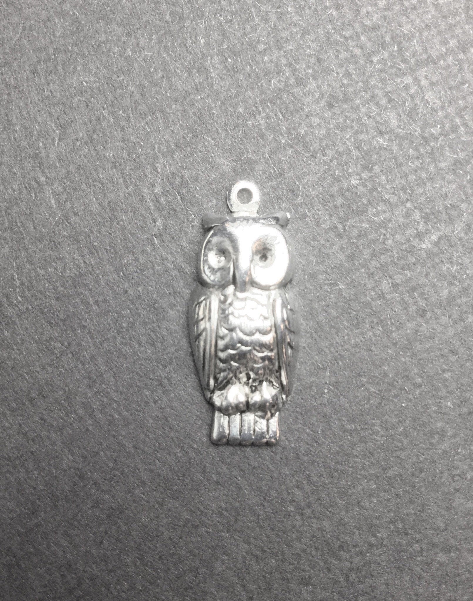 35755-4 Pc Small Owl Charm Brass Jewelry Finding COPPER Ox 35755-4 Pc Small Owl Charm Brass Jewelry Finding COPPER Ox