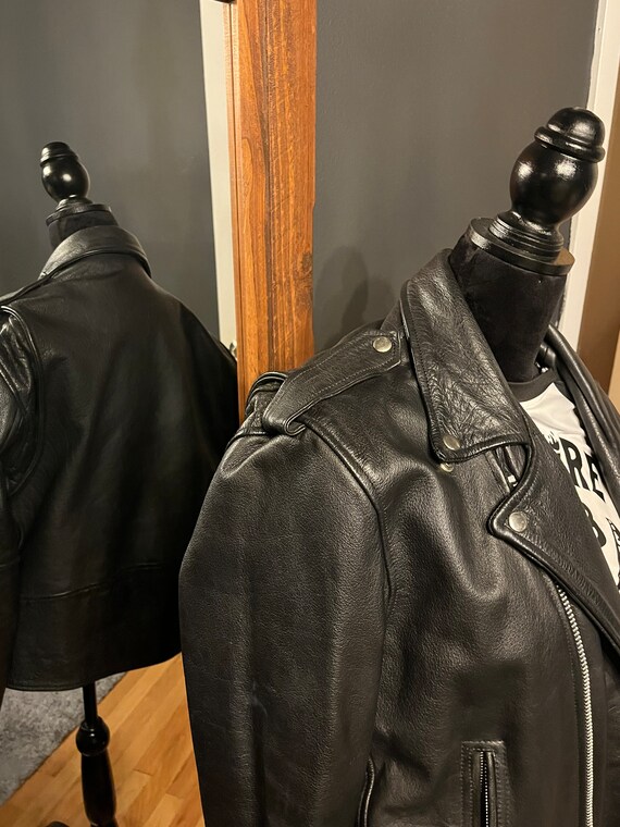 Protech Leather Biker Jacket View 3