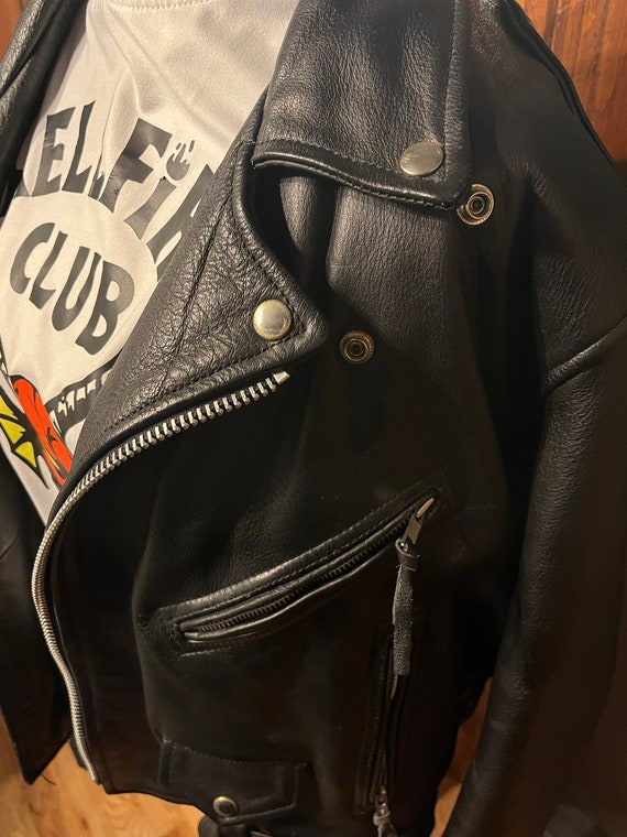 Protech Leather Biker Jacket View 5