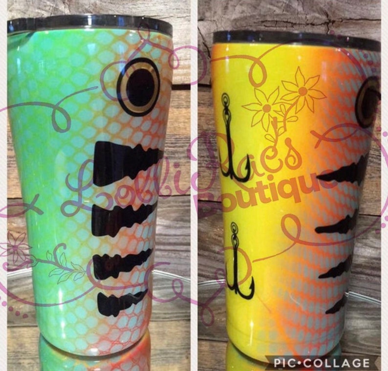 Fishing Lure Cup Fisherman Gift Fishing Lure Fathers Day Etsy