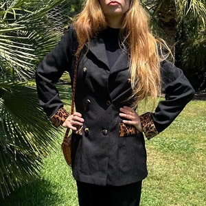 90s Cheetah Blazer