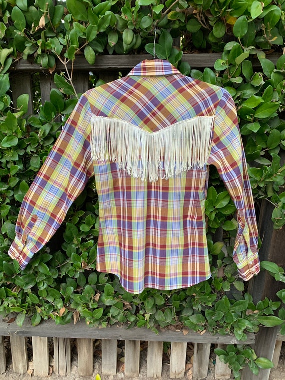70s western button up - image 8