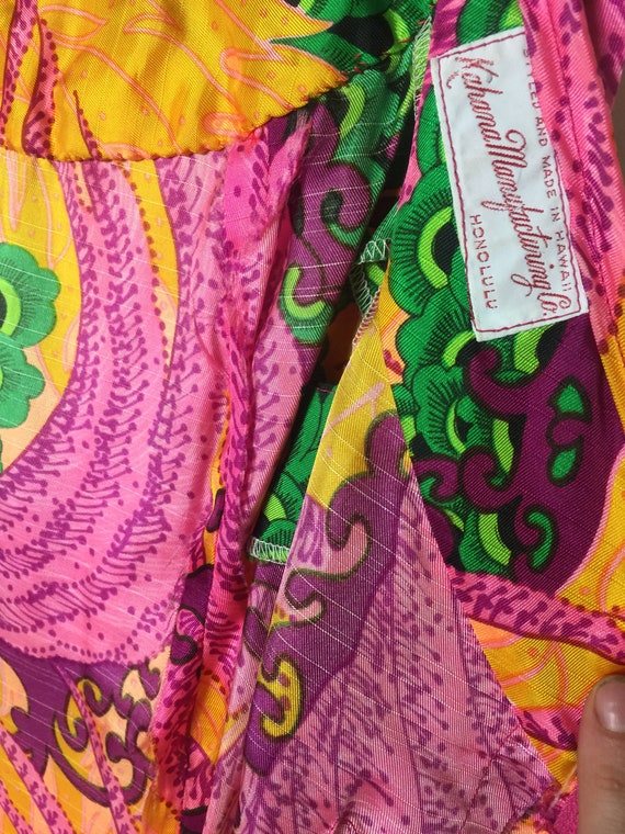 60s psychedelic dress - image 8