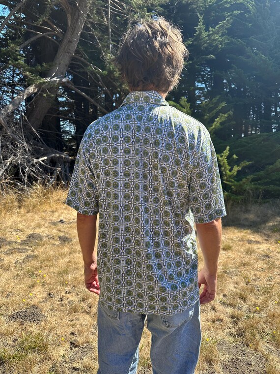 90s tiny dragon button up - image 2