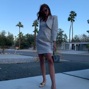 80s white dress