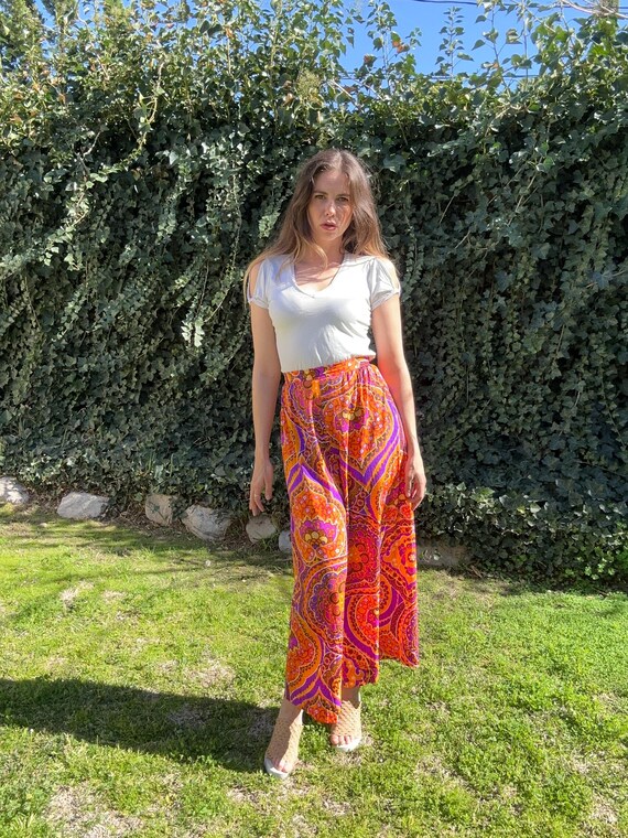 70s psychedelic palazzo pants View 5