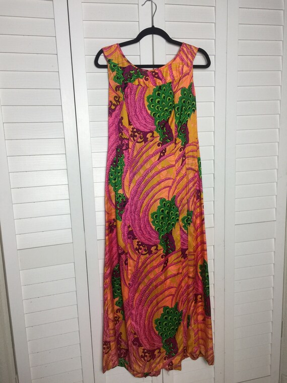 60s psychedelic dress - image 6