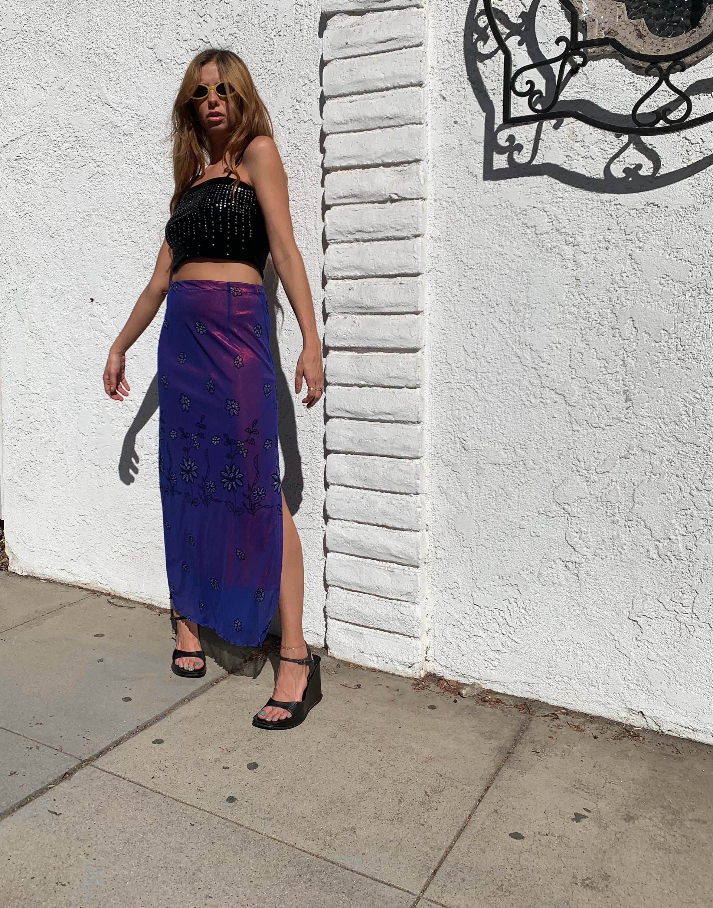 90s long skirt cheap