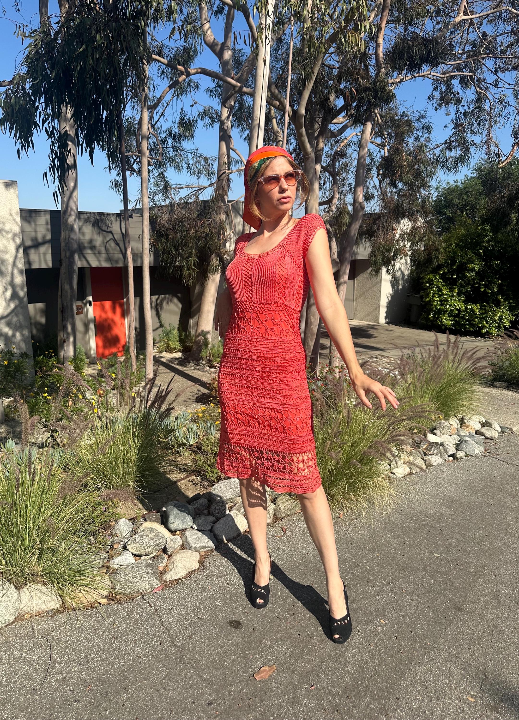 cute orange summer dresses Always In The Lead Coral Linen Dress – Shop the Mint Crochet Doll Dresses Pattern Waist of corset fully closed (Inches):34 o.casual to create a flattering