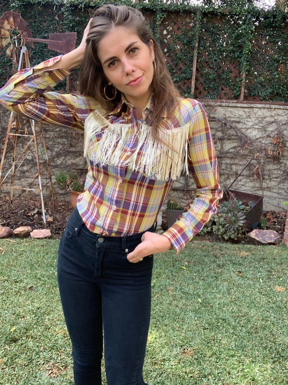 70s western button up