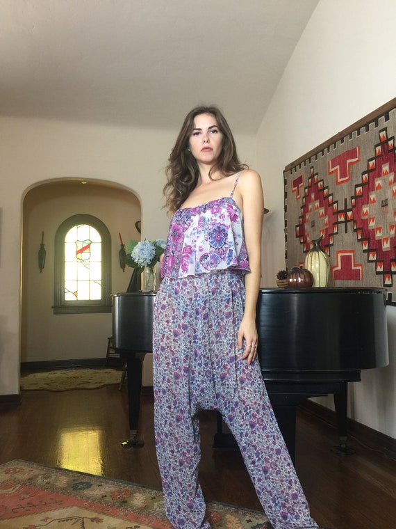I guess I'll Cover This Up: 70's poolside jumpsuit