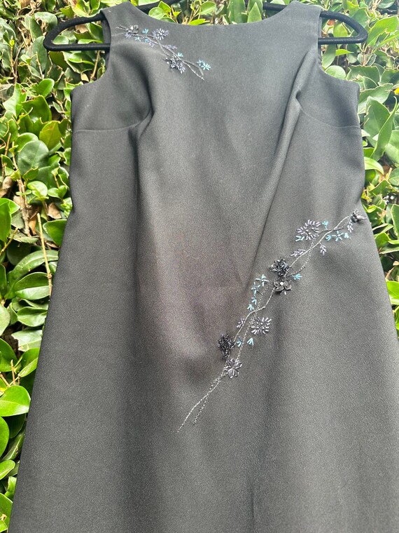 90s dress with tiny blue flowers - image 10