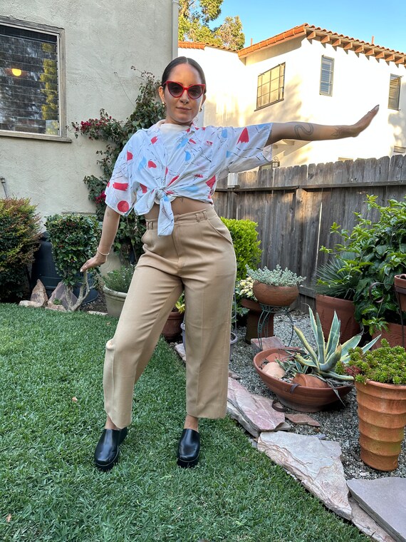 80s abstract button down - image 2