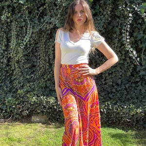 70s psychedelic palazzo pants