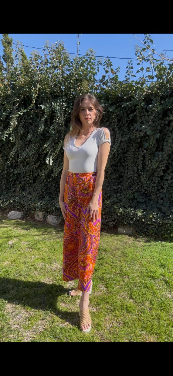 70s psychedelic palazzo pants View 4