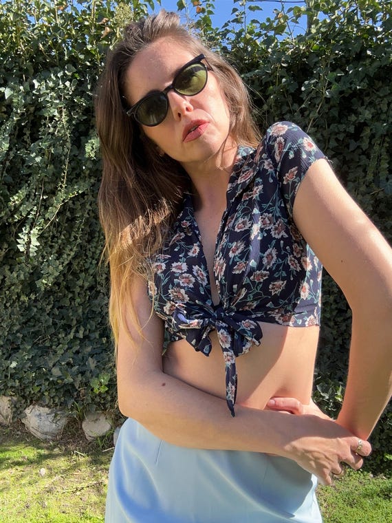 90s crop top - image 1
