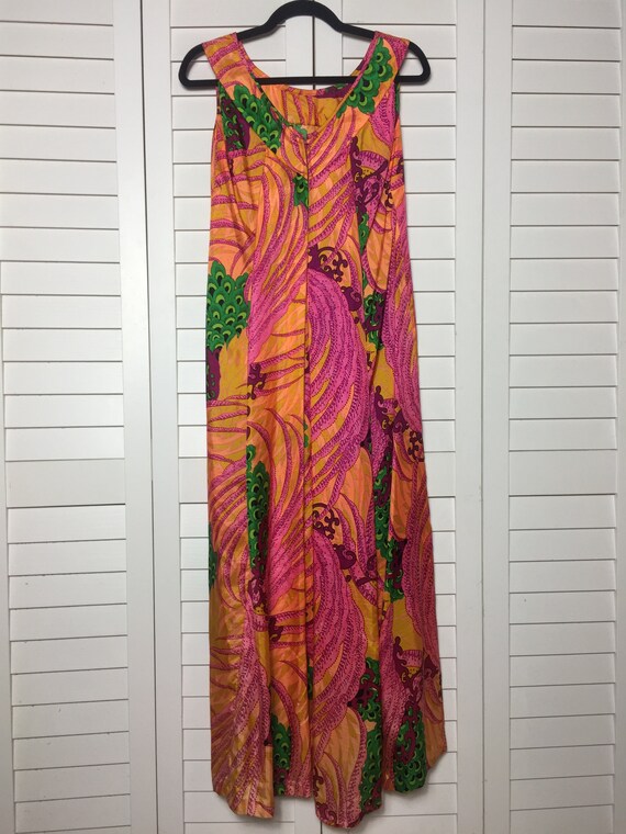 60s psychedelic dress - image 7