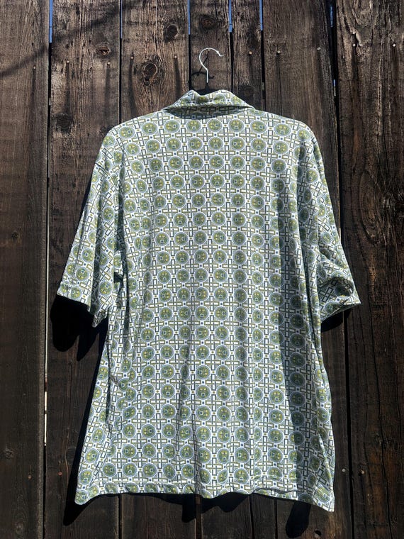 90s tiny dragon button up - image 7