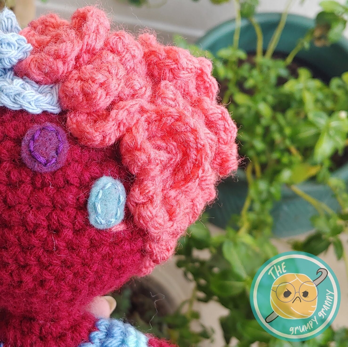 Curly Hair Tutorial for Amigurumi Crochet PDF Pattern// Build Ami Series // 4'' Chibi Plush Doll // DIY - Thumbnail 3