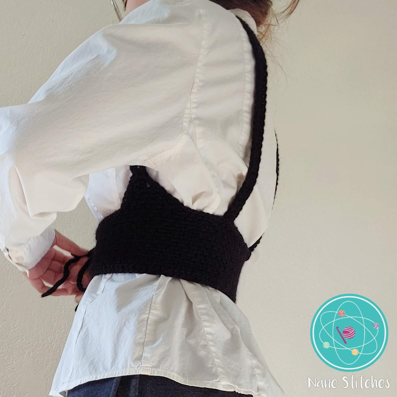 Underbust Crochet Corset PDF Pattern // Corset With Shoulder Etsy