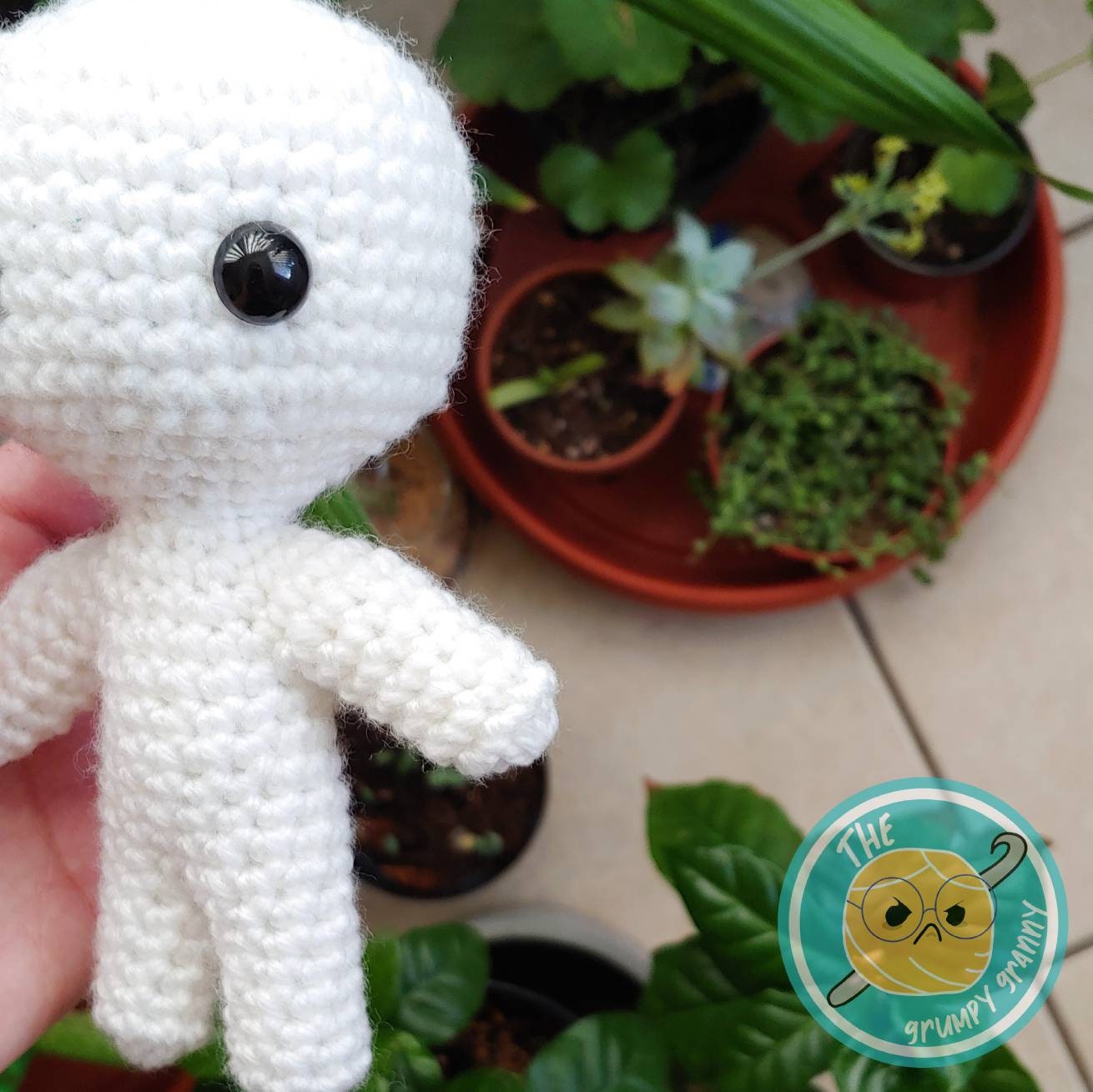 Classic Doll Base Amigurumi Crochet Pattern// No-Sew 7'' Chibi Crochet Plush // DIY // Custom Character OC DND - Thumbnail 3