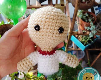Klasyczny T-shirt do Amigurumi Build Ami Wzór szydełkowy // 4'' Chibi Szydełkowy Plusz // Zrób to sam // DARMOWY Projekt Zrób to sam