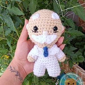 Handmade Dr Simi Crochet Amigurumi Doll  // Gift for Doctors // Nurses// RN // Cute // Healthcare // Mexican Nostalgia Reference