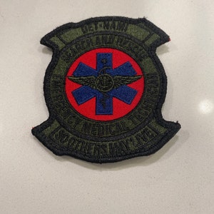 Small Flight Medic Course Dark Green Patch