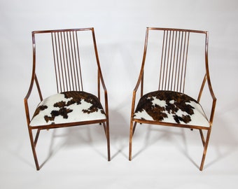 Cowhide Chair Etsy