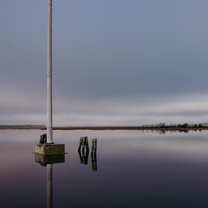 Edisto Island Photograph of old bridge of the Dawhoo River