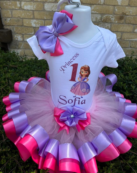 princess sofia tutu dress DIY | TWO IN ONE SOFIA THE FIRST tutu dress