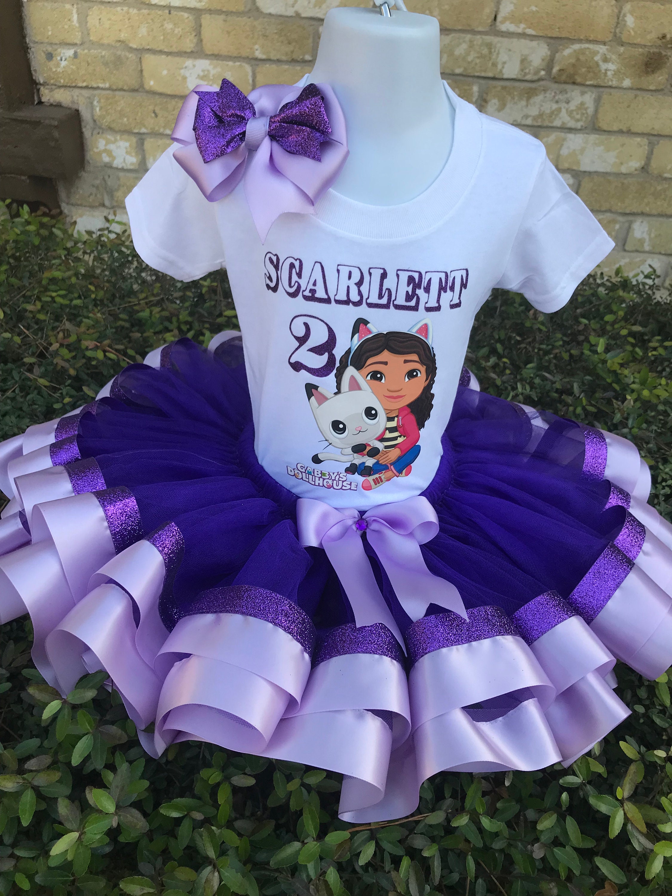 gabby dollhouse birthday dress Gabby's Dollhouse Toddler Girls Dreamworks Pandy Paws Cakey Cat French Terry Dress